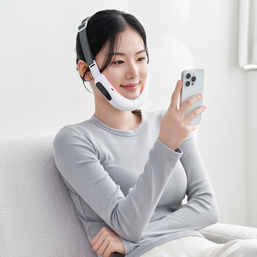 에르고바디 쉐이피EMS브이라인밴드 V라인 얼굴 마사지기 이중턱 리프팅밴드 붓기 턱선 기구 - 상세 이미지 3