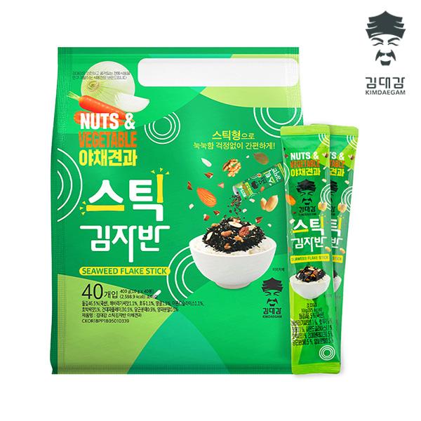해담솔 김대감 스틱김자반 야채견과10gx40봉 : 피쉬세일
