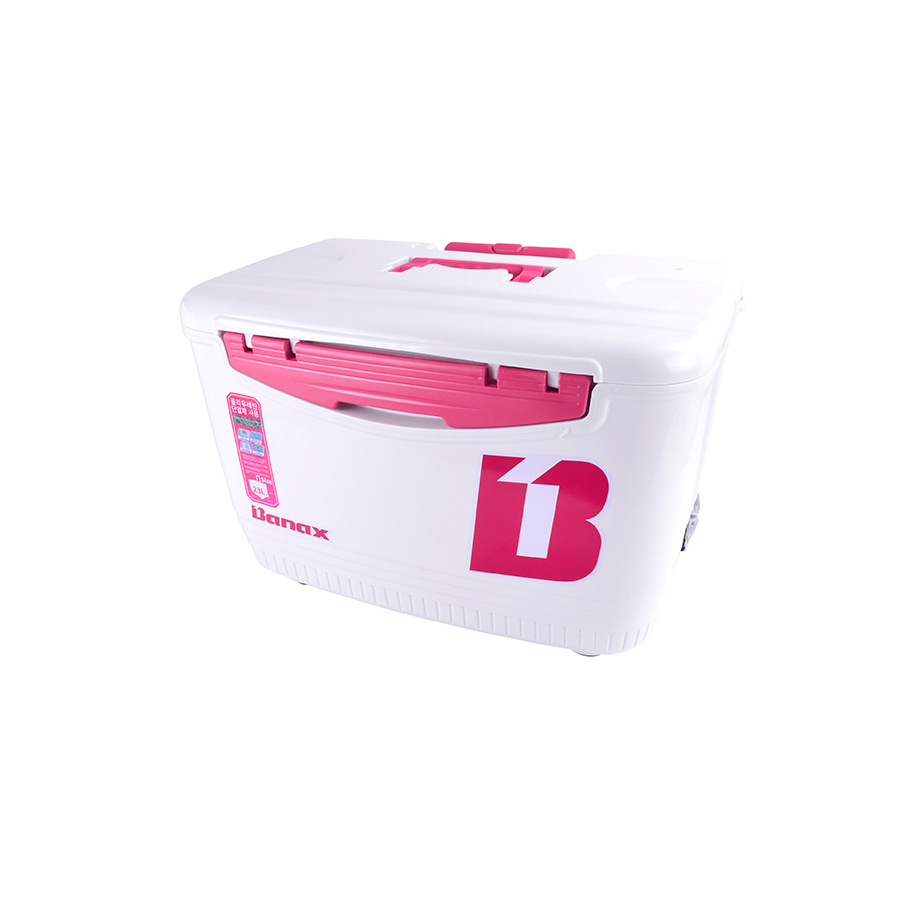 바낙스 깔판 포함 캐리어타입의 바퀴 쿨러 2206 23리터 아이스박스 캠핑 낚시 - 상세 이미지 3