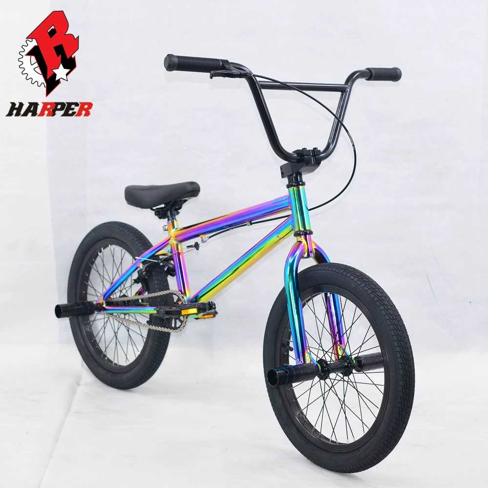 bmx 자전거 묘기자전거 스턴트 비엠엑스 퍼포먼스 검정+보라 - 상세 이미지 5