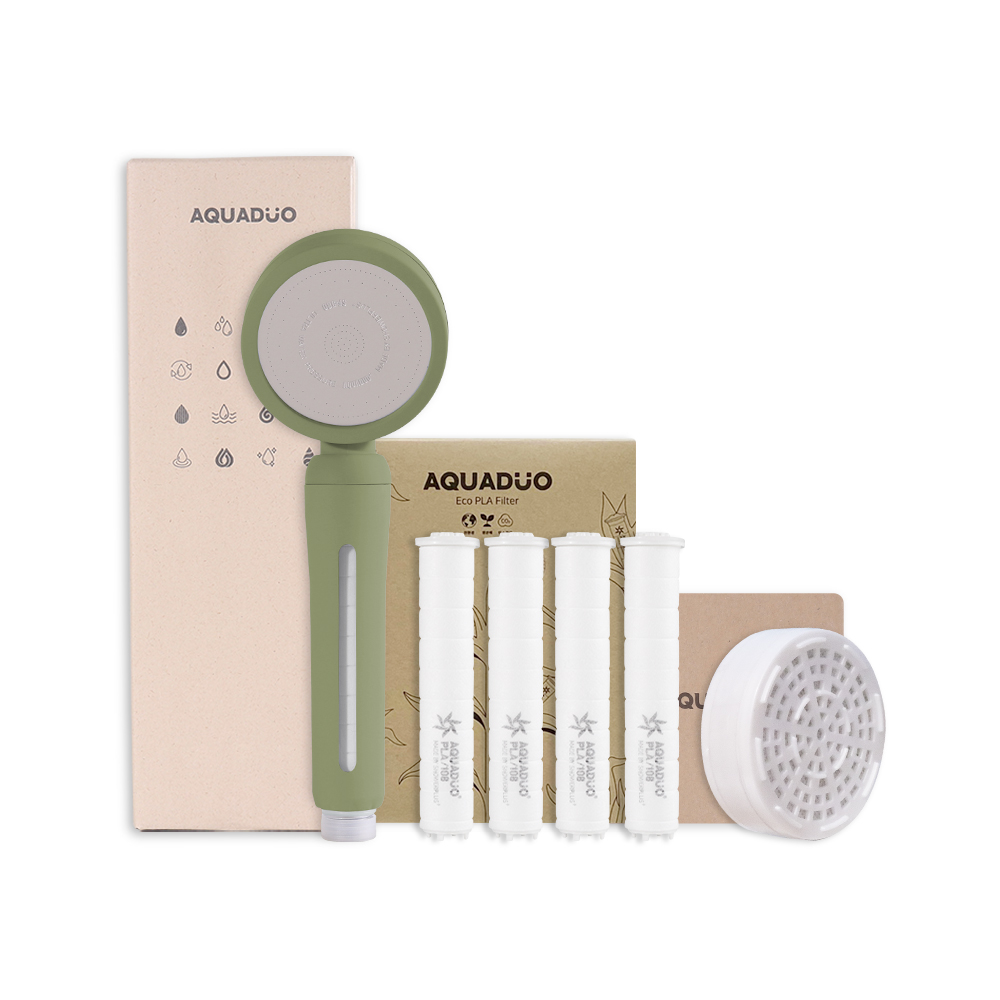 N배송 아쿠아듀오 블라썸 샤워기 샤워필터 녹물제거 세트 (1년구성) 제품 이미지