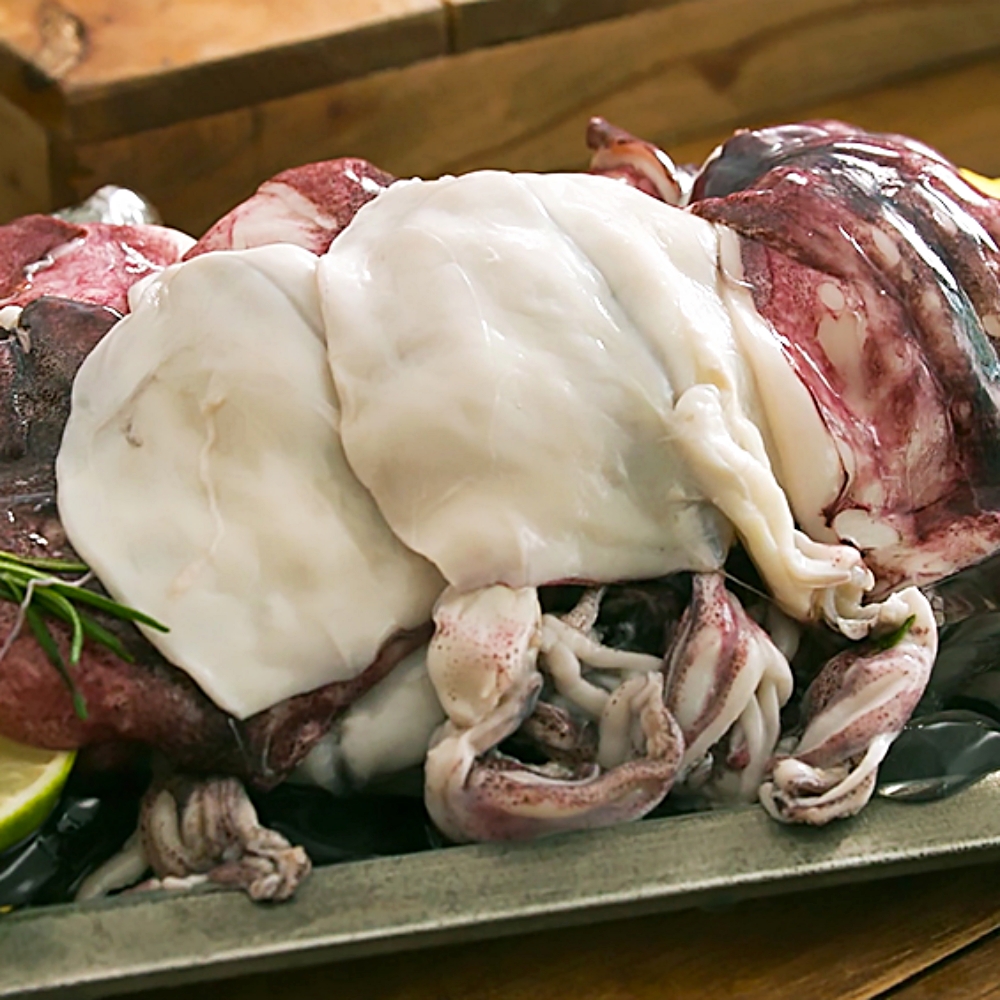 싱싱두툼 자연산 손질 한치 2.5kg 120마리 생물 냉동 한치회 - 상세 이미지 2