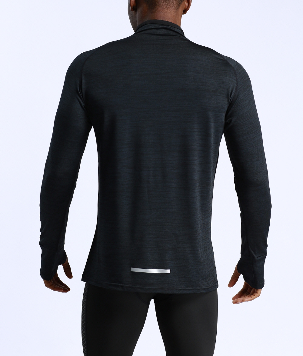 겨울러닝복 러닝하프집업 겨울 마라톤복장 러닝상의 운동복 헬스복 - 상세 이미지 5