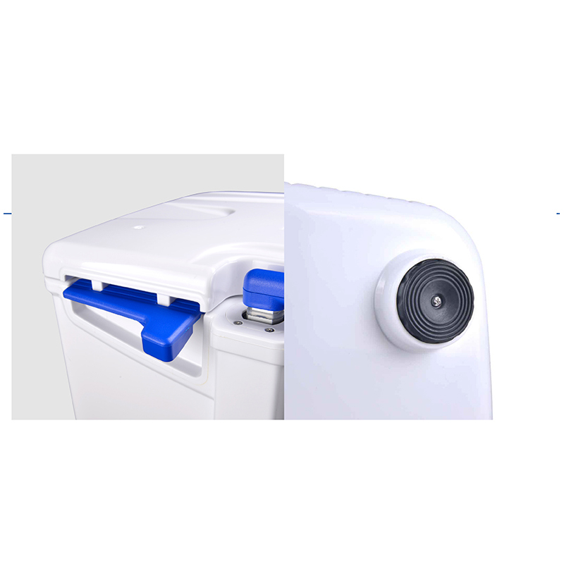 바낙스 깔판 포함 캐리어타입의 바퀴 쿨러 2206 23리터 아이스박스 캠핑 낚시 - 상세 이미지 2