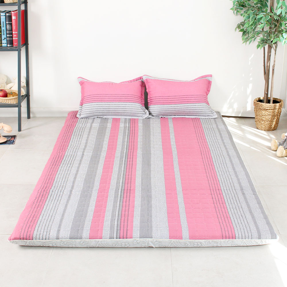 아르떼베딩 클릭 요매트 (요커버+솜) 바닥에까는 이불 미끄럼방지 누빔 5cm SS/Q