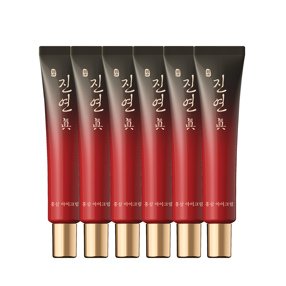 눈가 주름탄력 개선 코리아나 진연진 홍삼에너지 담은 아이크림 30ml, 6개 - 메인 이미지