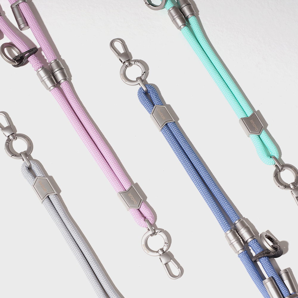 온아워 핸드폰 도난방지 스트랩 태그홀더 유럽여행 분실 손목 숄더 크로스 목걸이줄