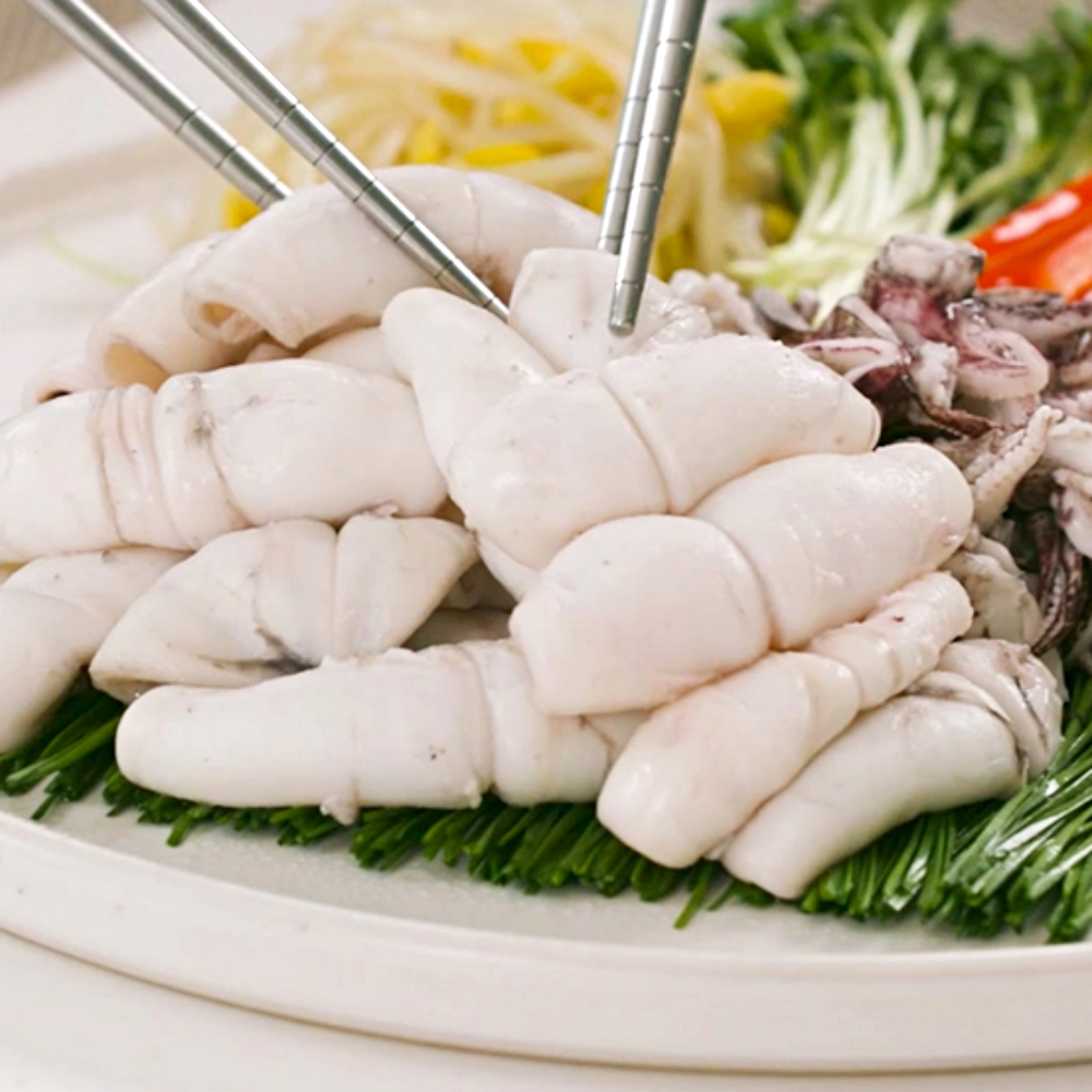 싱싱두툼 자연산 손질 한치 2.5kg 120마리 생물 냉동 한치회 - 상세 이미지 3