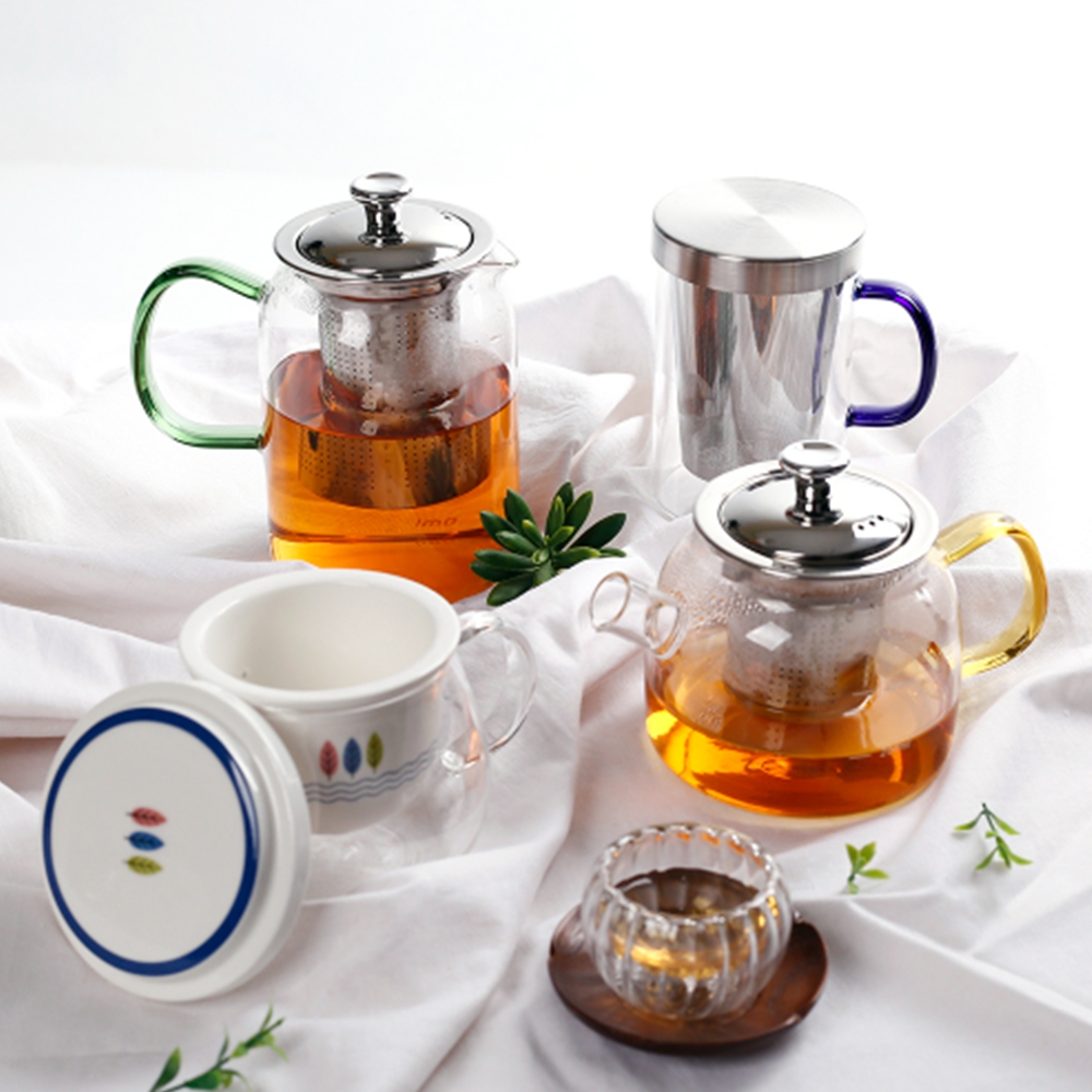 내열유리티팟 투명 차 티 주전자 600ml - 상세 이미지 2