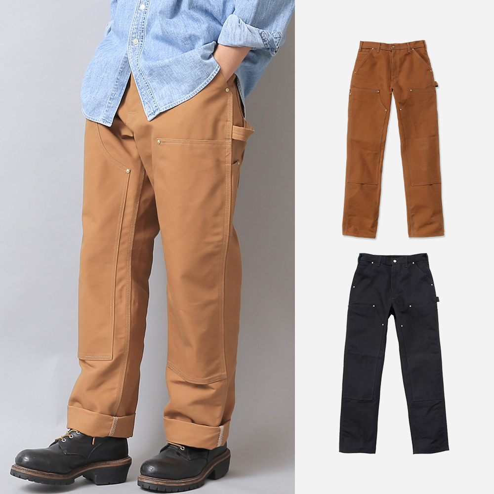 칼하트 더블니 카펜터 워크팬츠 바지 B01 106679 루즈핏 - 상품 이미지