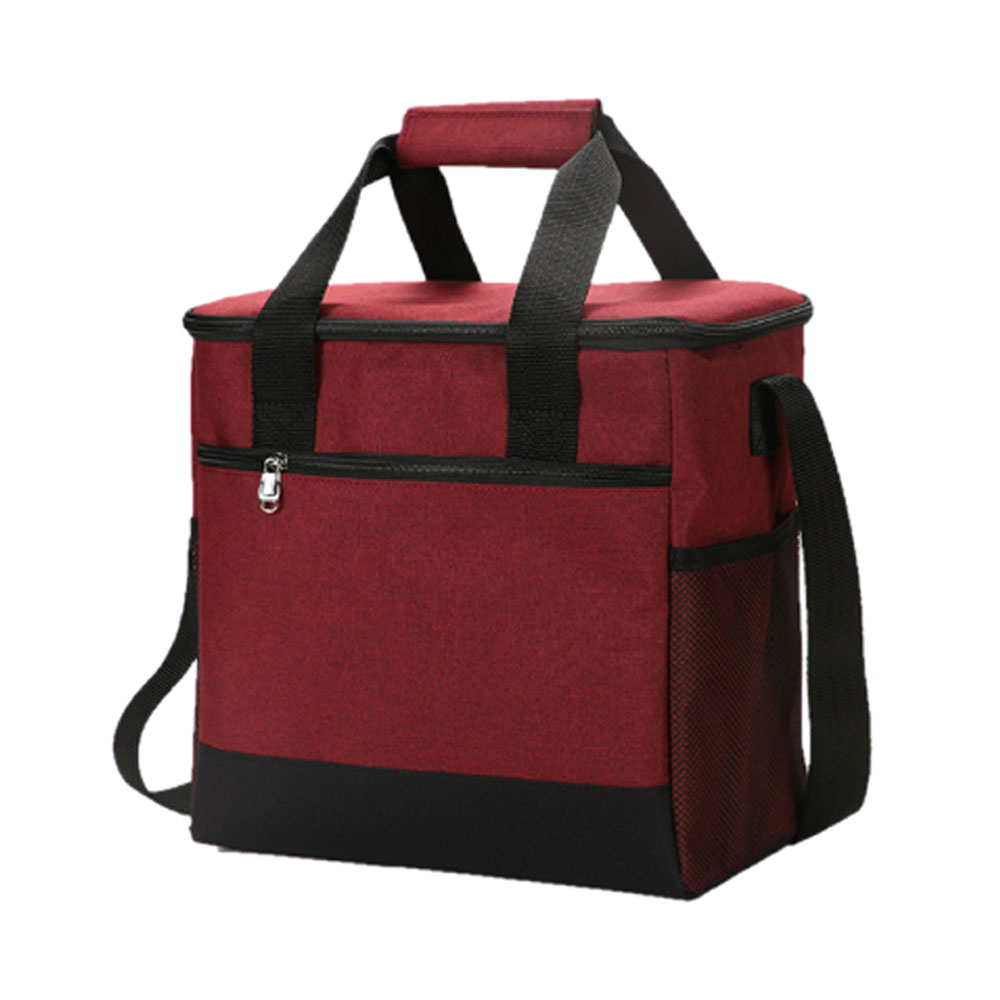 대형 보냉백 소프트쿨러 피크닉가방 휴대용 맥주 쿨링 냉온팩 33L, 레드