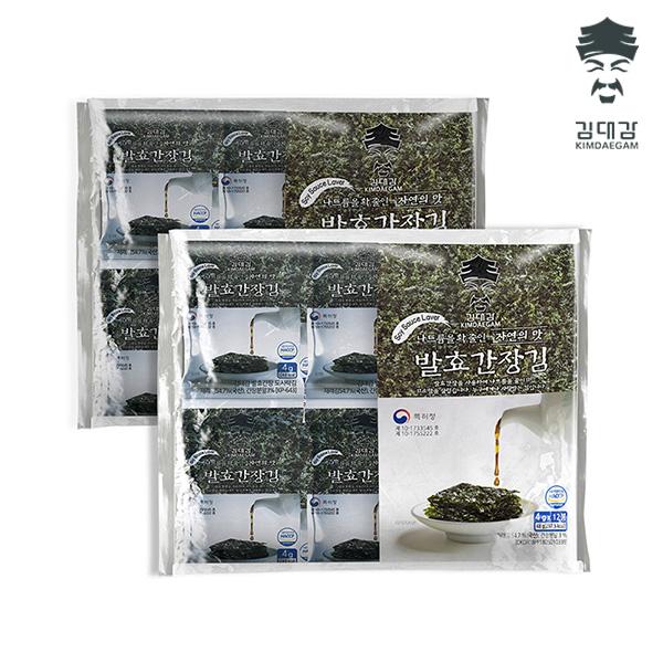 해담솔 김대감 발효간장 도시락김4gx12봉(2세트) : 피쉬세일