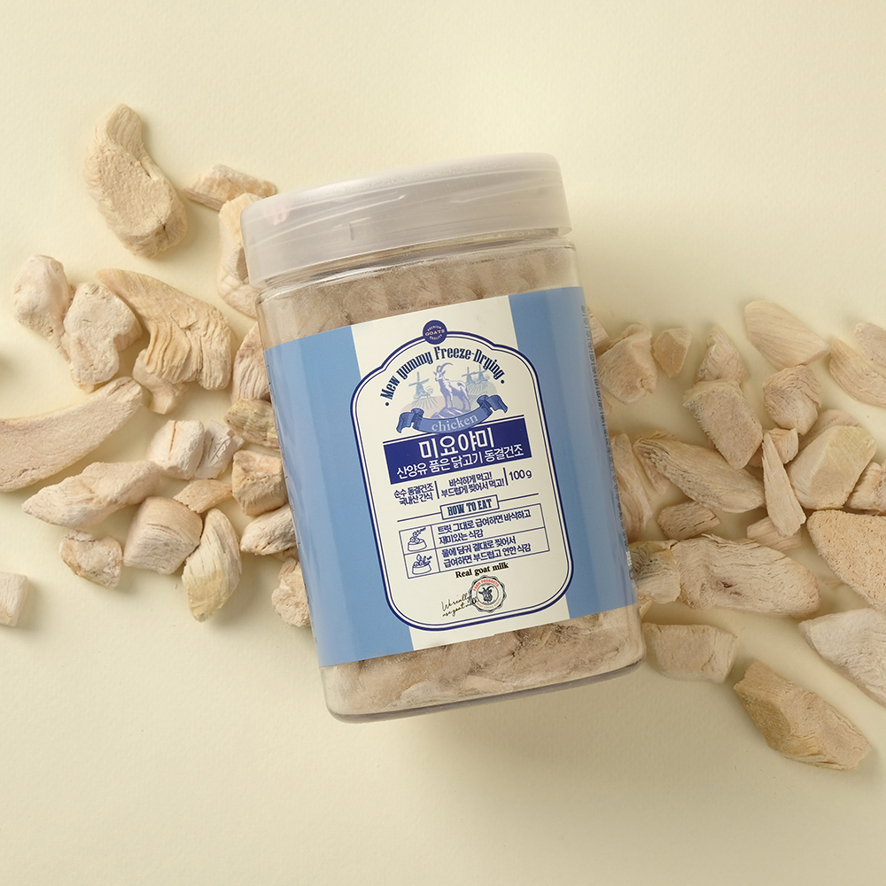 미요야미 산양유 품은 닭고기 동결건조 종합건강, 100g, 1개 이미지 4