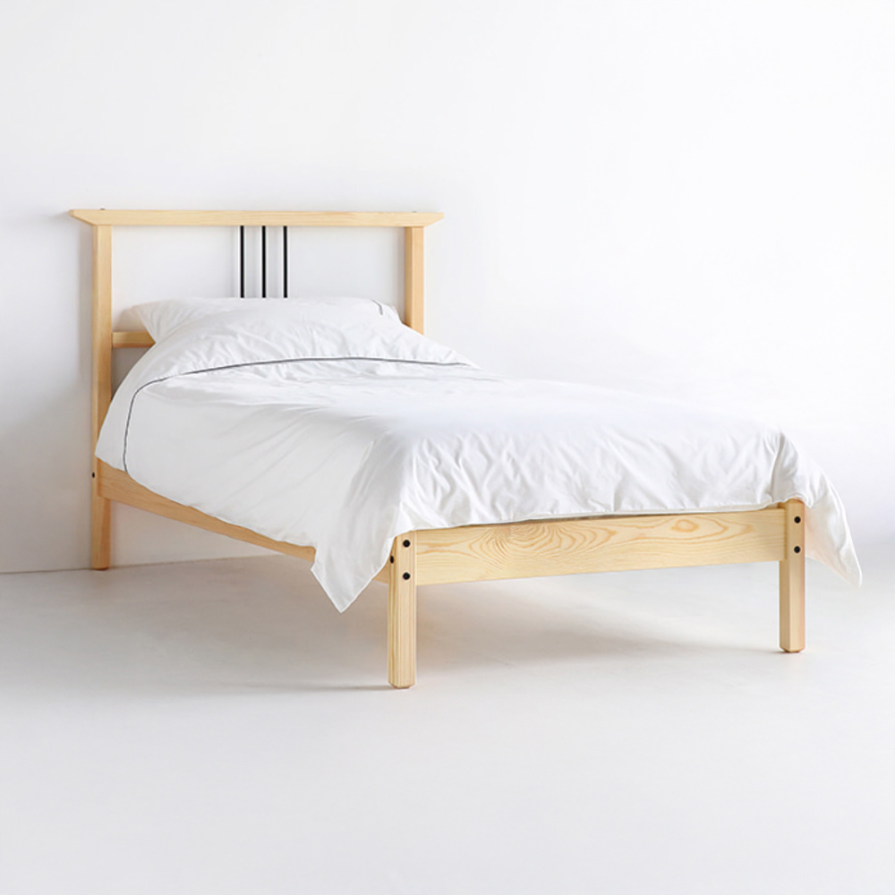DALSELV 원목침대 싱글 92189 소나무 - 상세 이미지 4