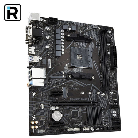 기가바이트 [중고]A520M S2H 기가바이트 AMD A520 메인보드 소켓AM4 백패널X