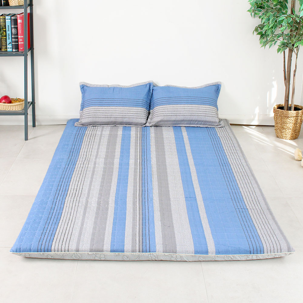 아르떼베딩 클릭 요매트 (요커버+솜) 바닥에까는 이불 미끄럼방지 누빔 5cm SS/Q