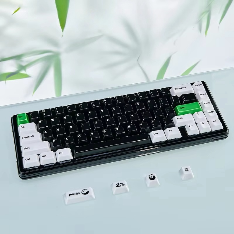 CERAKEY Nada 65 Panda 세라키 기계식 키보드 세라믹 키캡 핫 스왑 가능 - 상세 이미지 2