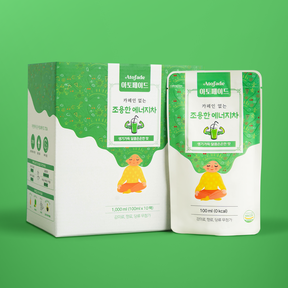 아토페이드 카페인없는 피로회복에 좋은 조용한 에너지 차 음료 - 상세 이미지 5