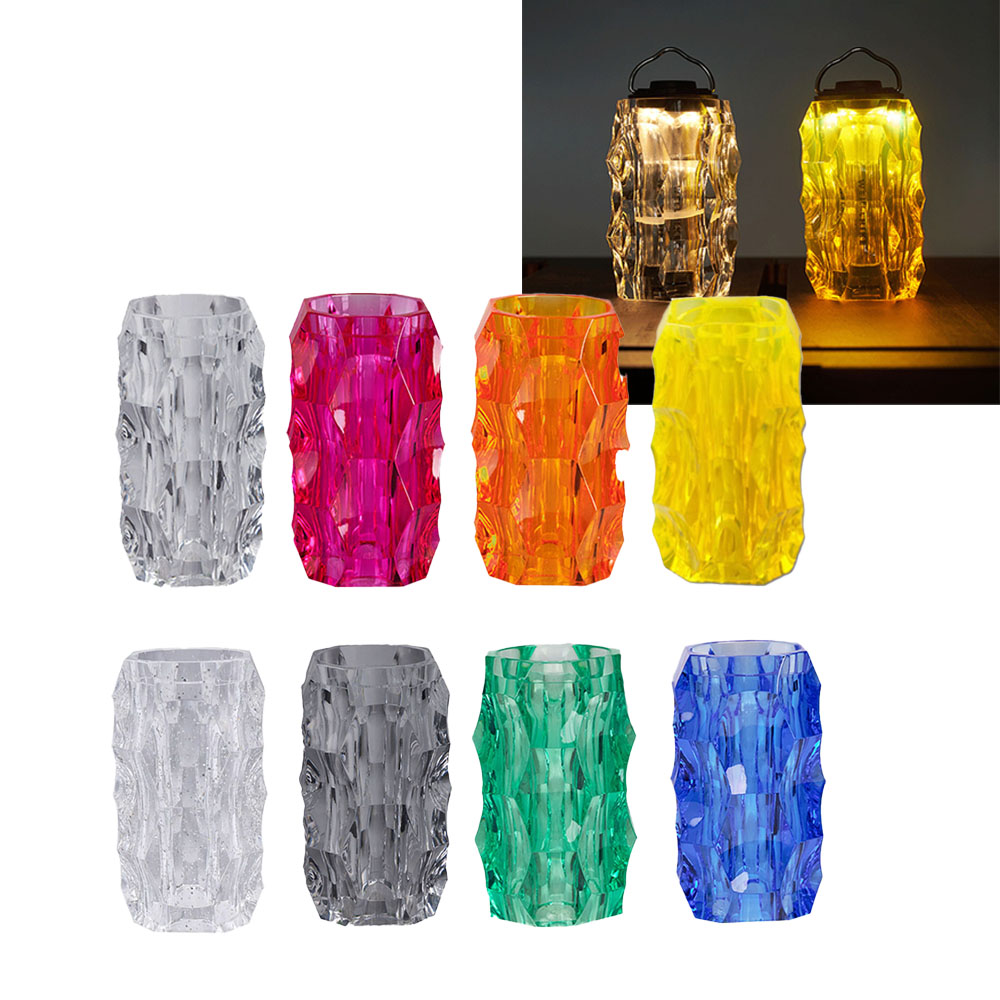 랜턴 아시모 큐빅 쉐이드 크리스탈 커버 전등 갓 캠핑 램프 조명 호환 골제로 블랙독