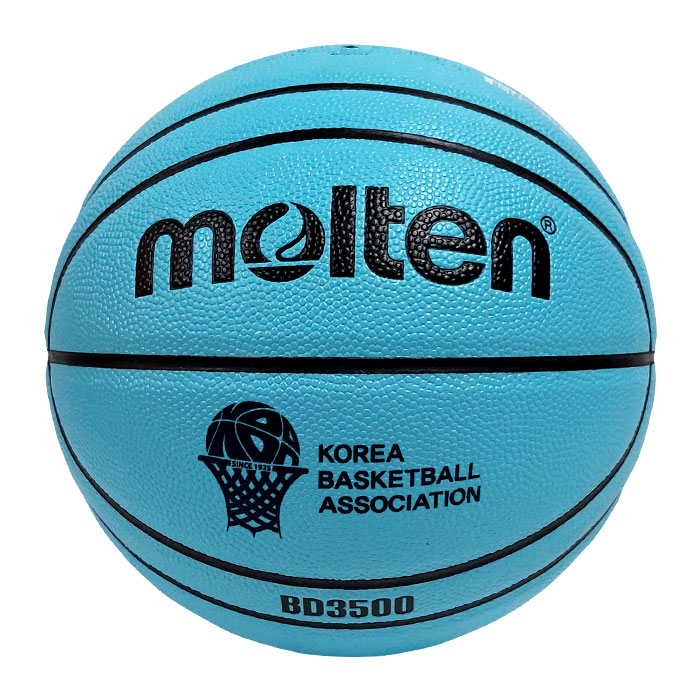 몰텐 - B6D3500-B-2-KBA(IO로고있음) 6호 농구공 블루컬러 - 상품 이미지