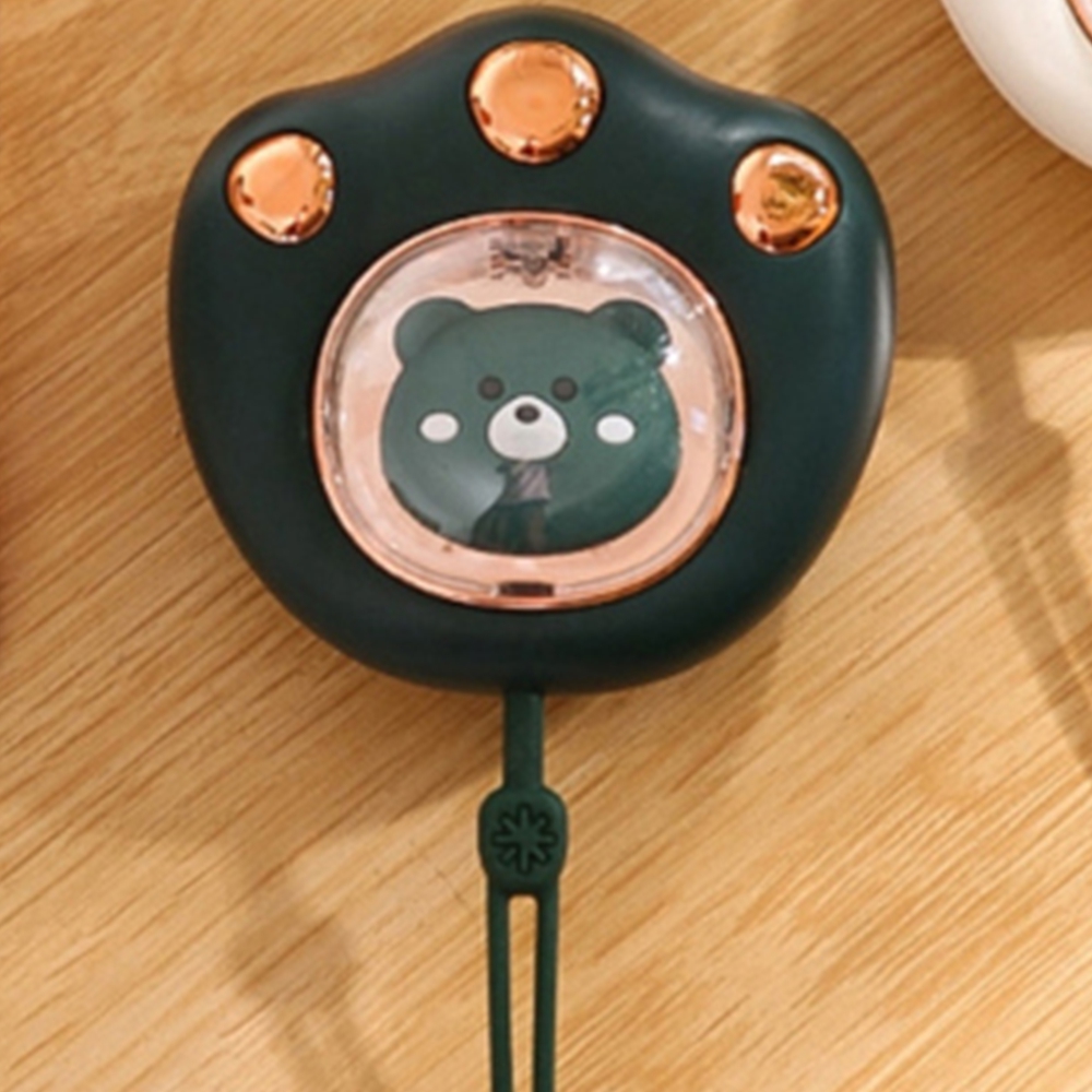 충전손난로 USB C타입 충전선포함 겨울전자핫팩 전기 커플 그린 - 상품 이미지