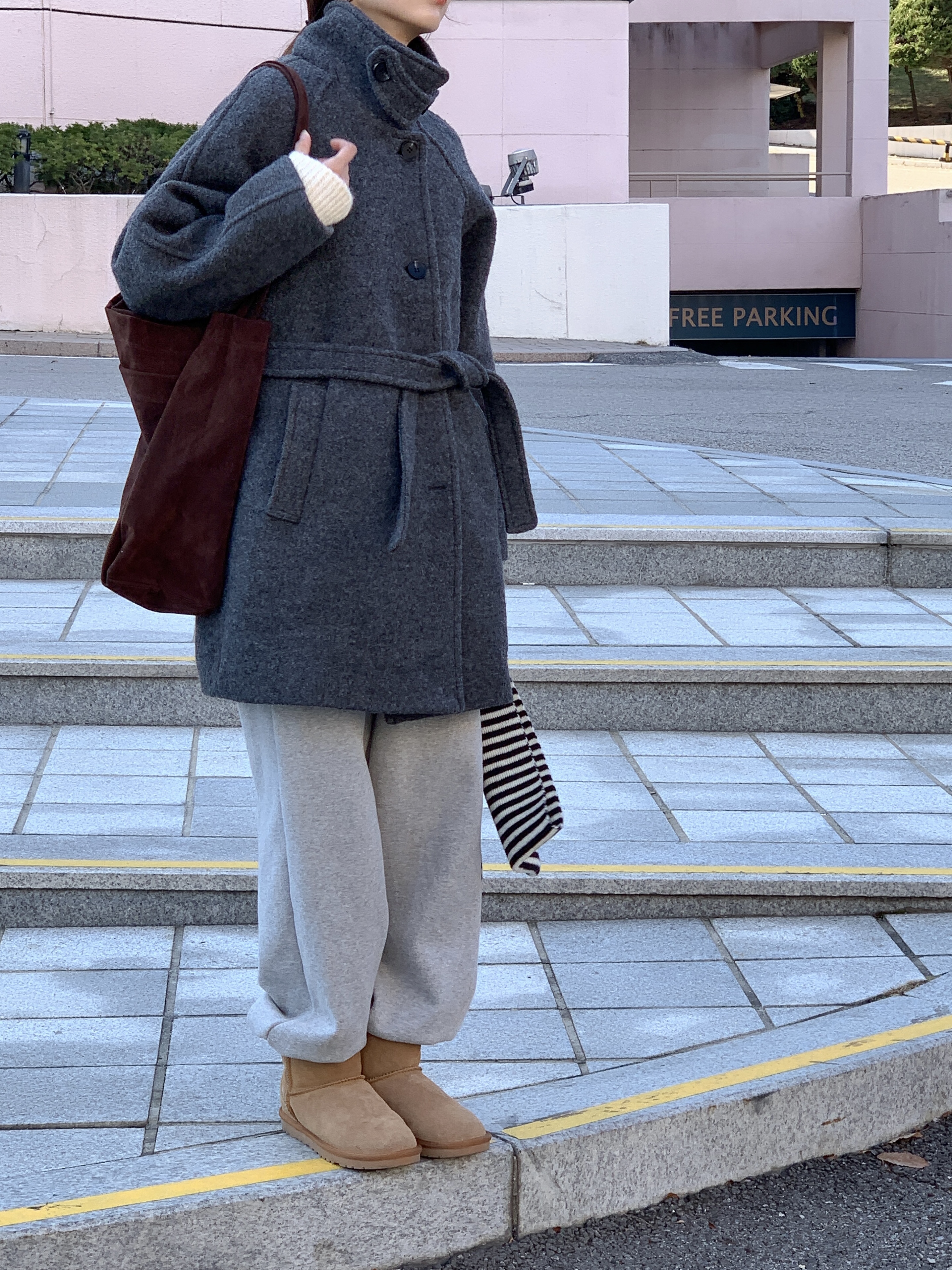 [24 f/w코트] 헤르몬 헤나 하이넥 부클 하프코트 울100 누빔 퀼팅 핸드메이드 640 상세 이미지 62