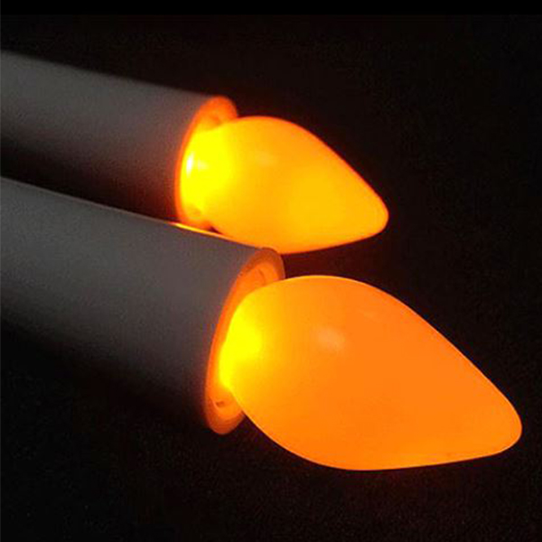 LED 양초 건전지포함 촛불 꺼지지 않는 전자 전기 캔들 이벤트 시위 프로포즈 컵양초 원터치 - 상품 이미지