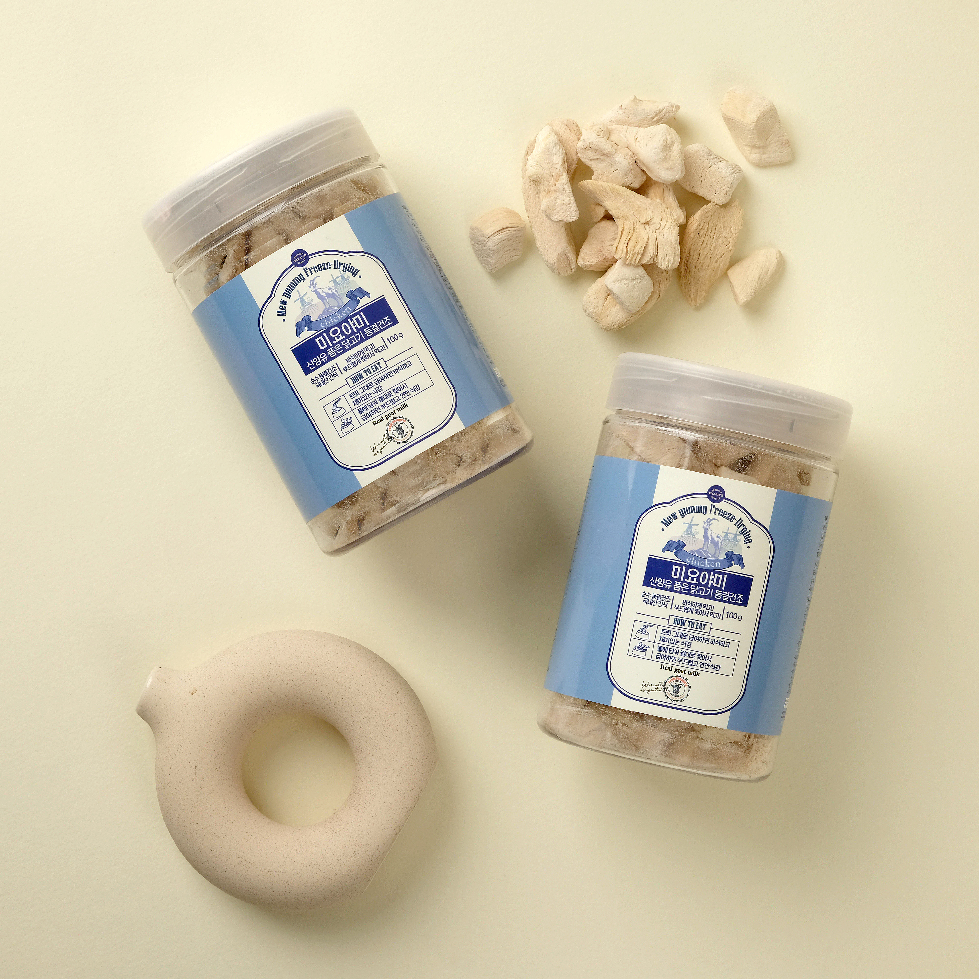 미요야미 산양유 품은 닭고기 동결건조 종합건강, 100g, 1개 이미지 3