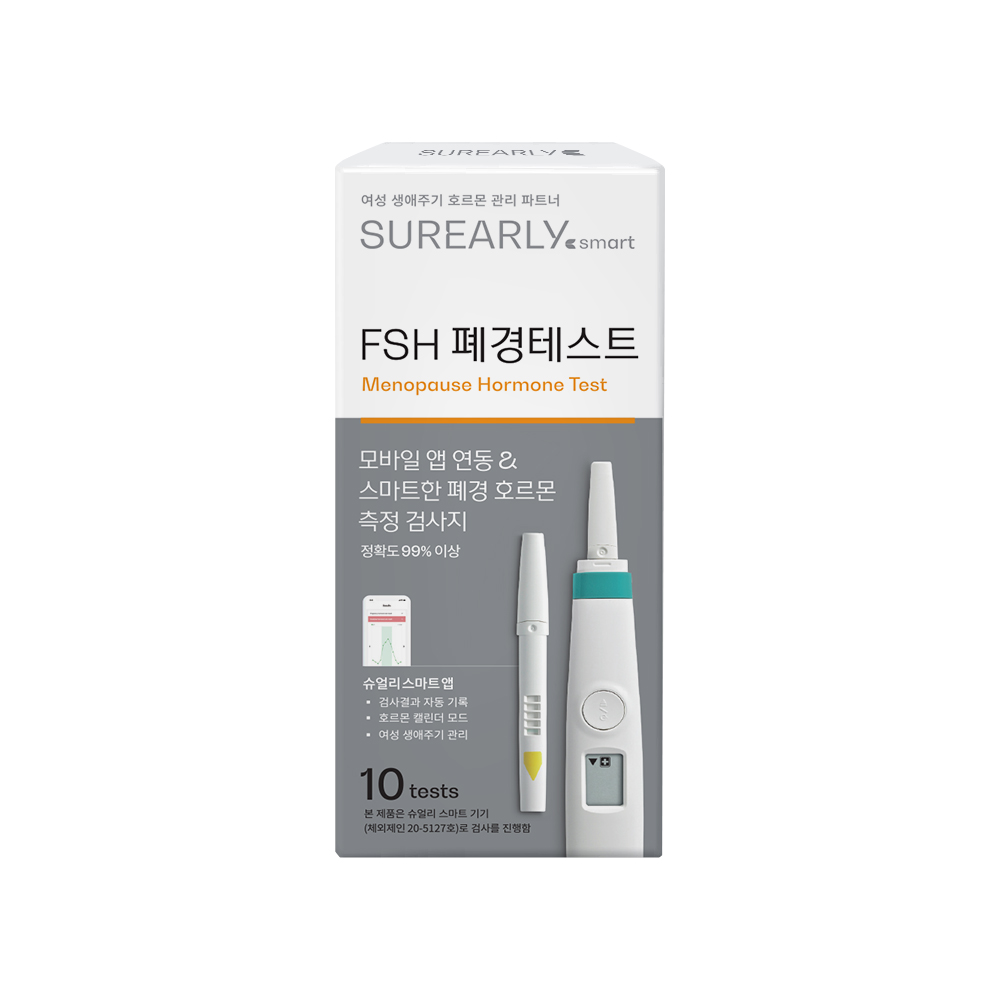 슈얼리 스마트 폐경호르몬(FSH)테스트기 10개입(기기 별매) - 메인 이미지