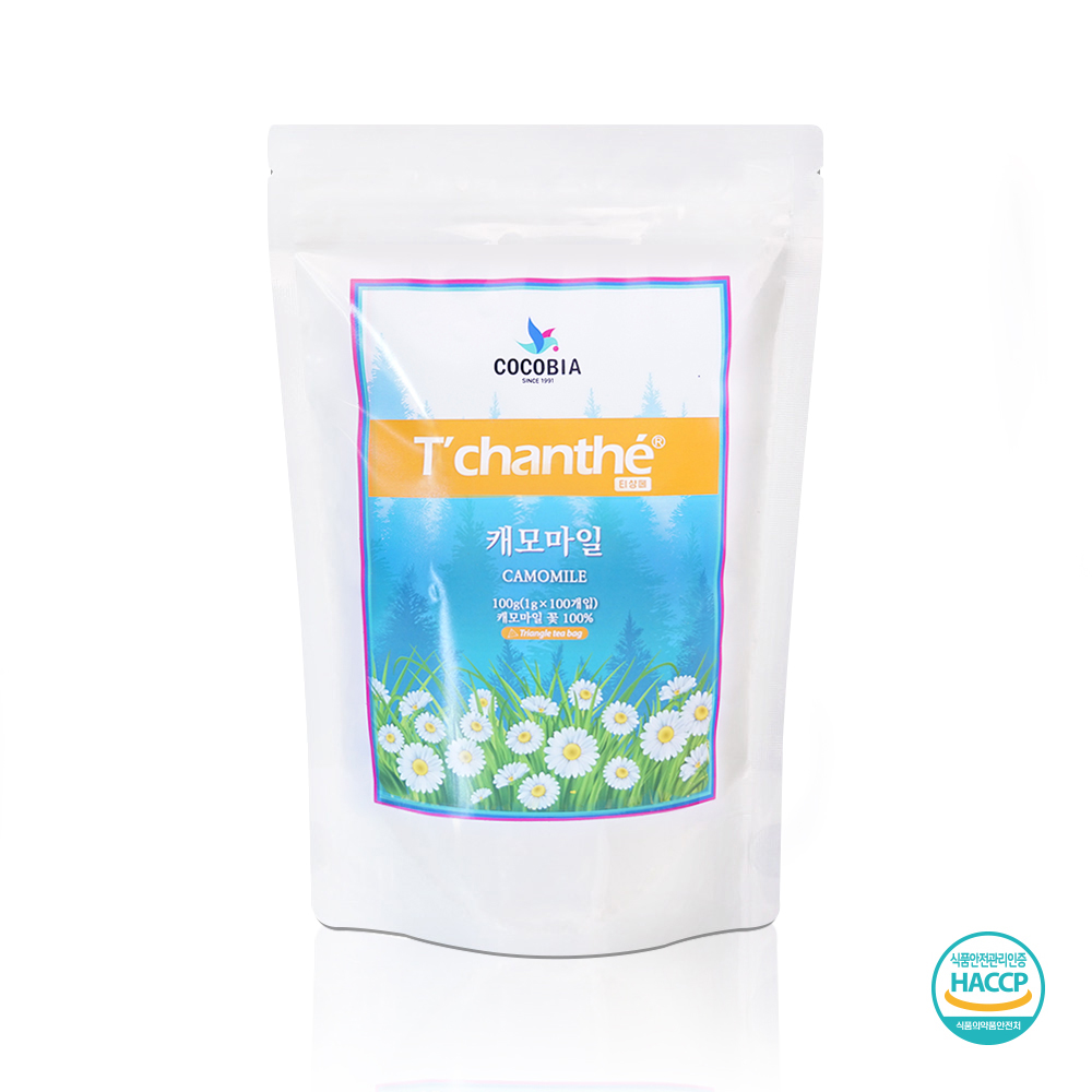 티샹떼 허브차 캐모마일차 100티백 허브티 삼각티백 - 상품 이미지