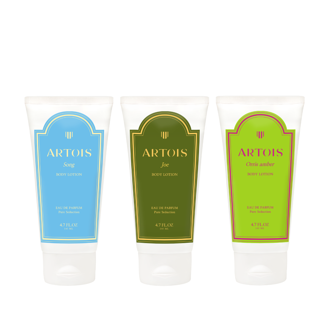 아르투아 송 & 조 & 오리스앰버 퍼퓸 핸드앤바디로션 3종세트 140ml - 상품 이미지