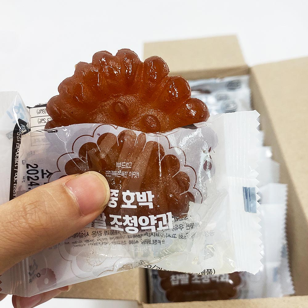 장인 명과 호박 조청 꿀 찹쌀약과 30개 1박스 - 상세 이미지 5
