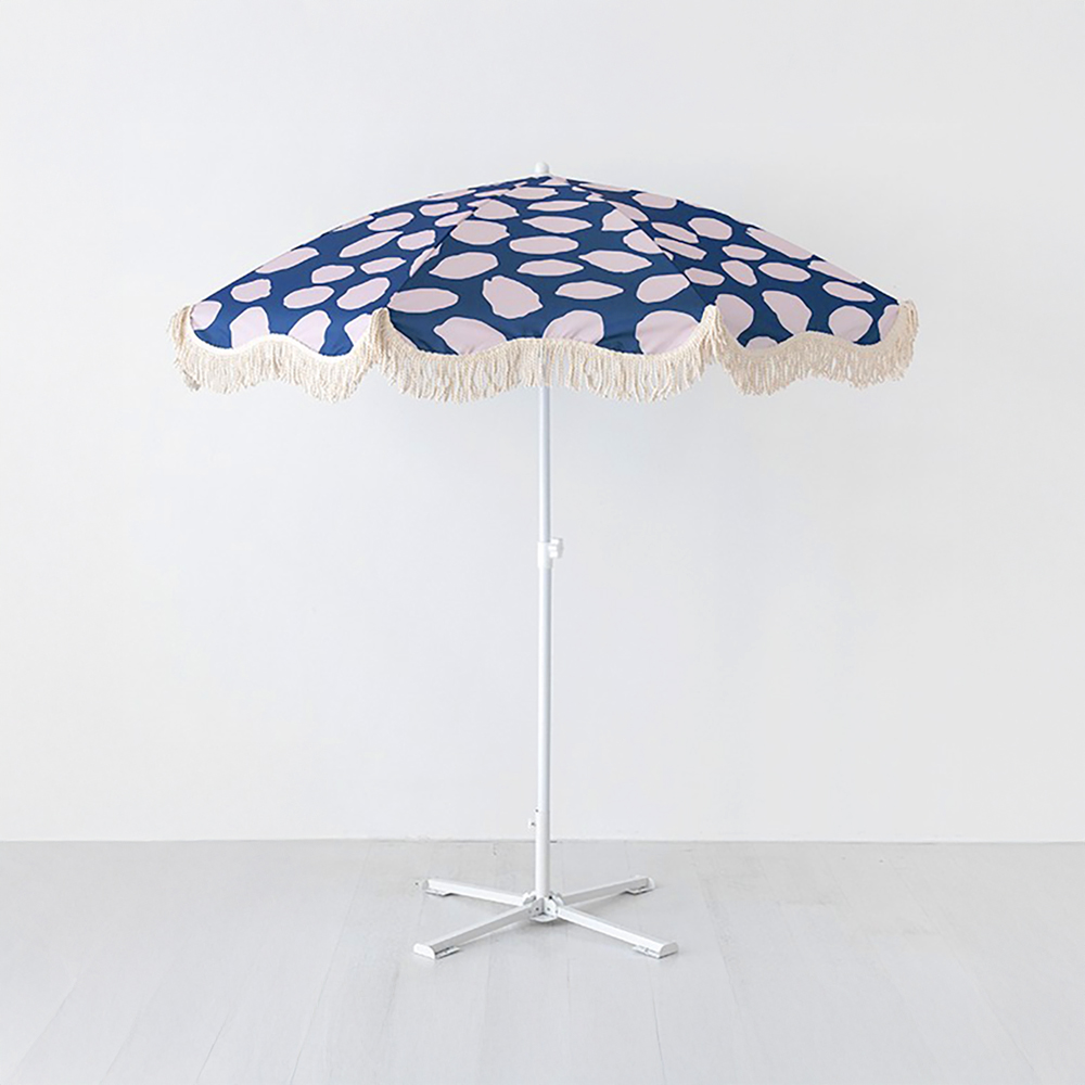 ROMIL 테슬 파라솔 블루패턴