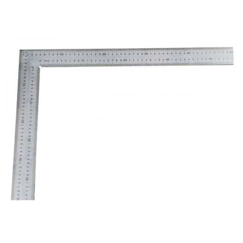 직각자 스틸 목공 대형 각도자 기역자 인테리어 눈금 120x50cm - 상품 이미지
