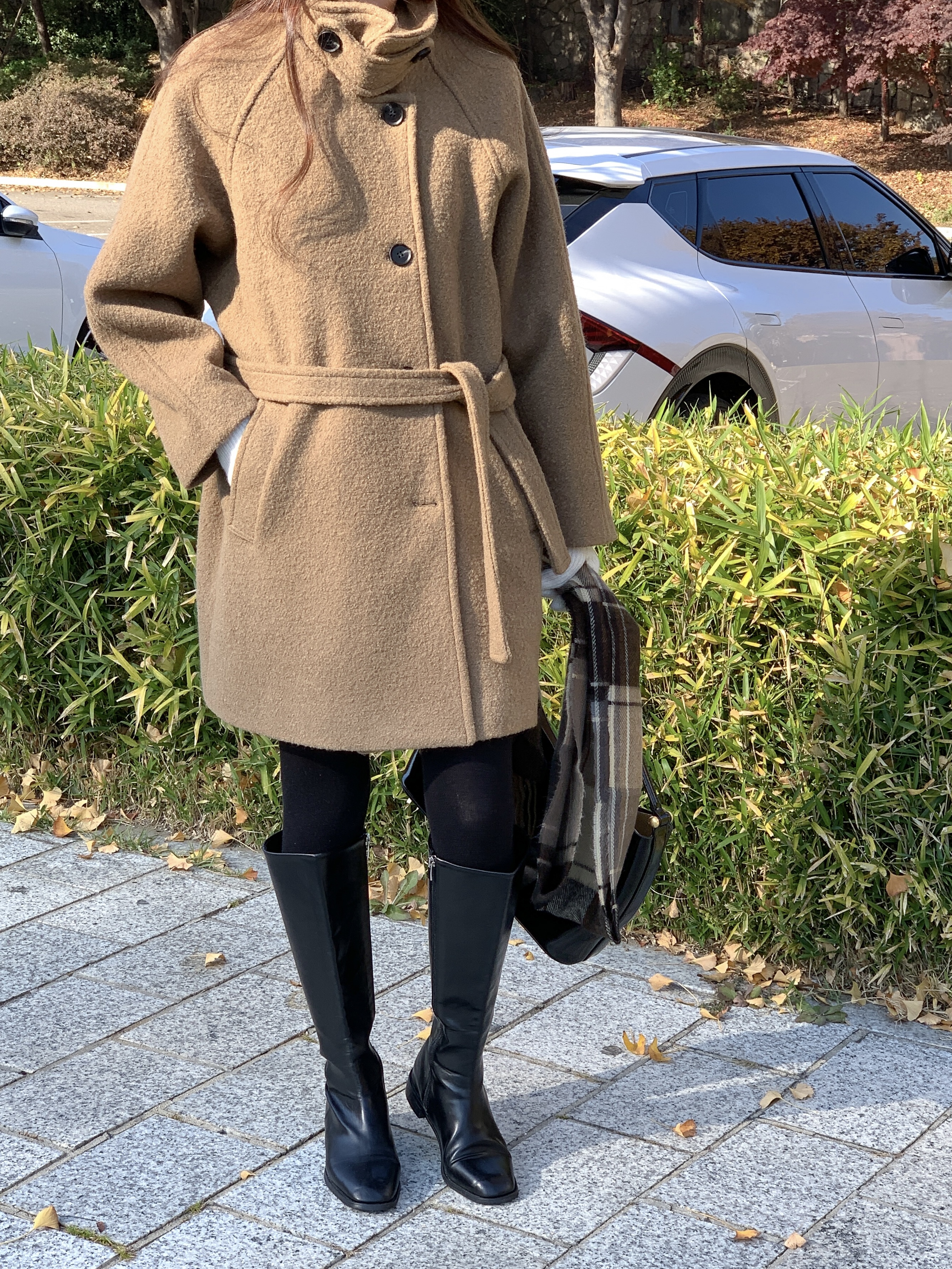[24 f/w코트] 헤르몬 헤나 하이넥 부클 하프코트 울100 누빔 퀼팅 핸드메이드 640 상세 이미지 117