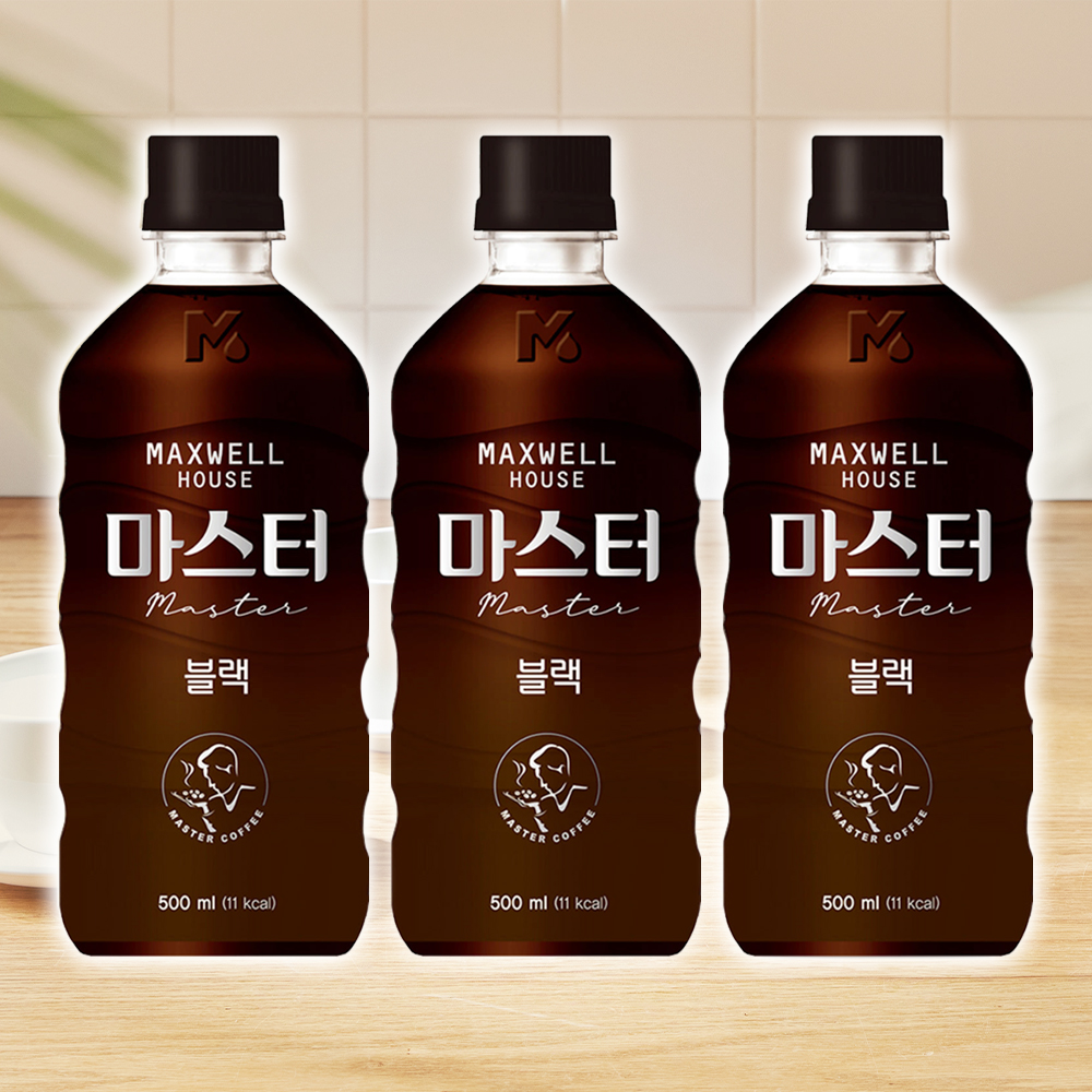 MH 맥스웰 마스터 라떼+블랙+바닐라블랙 500ml x 각 6개씩 18개 / 커피음료 - 상세 이미지 3