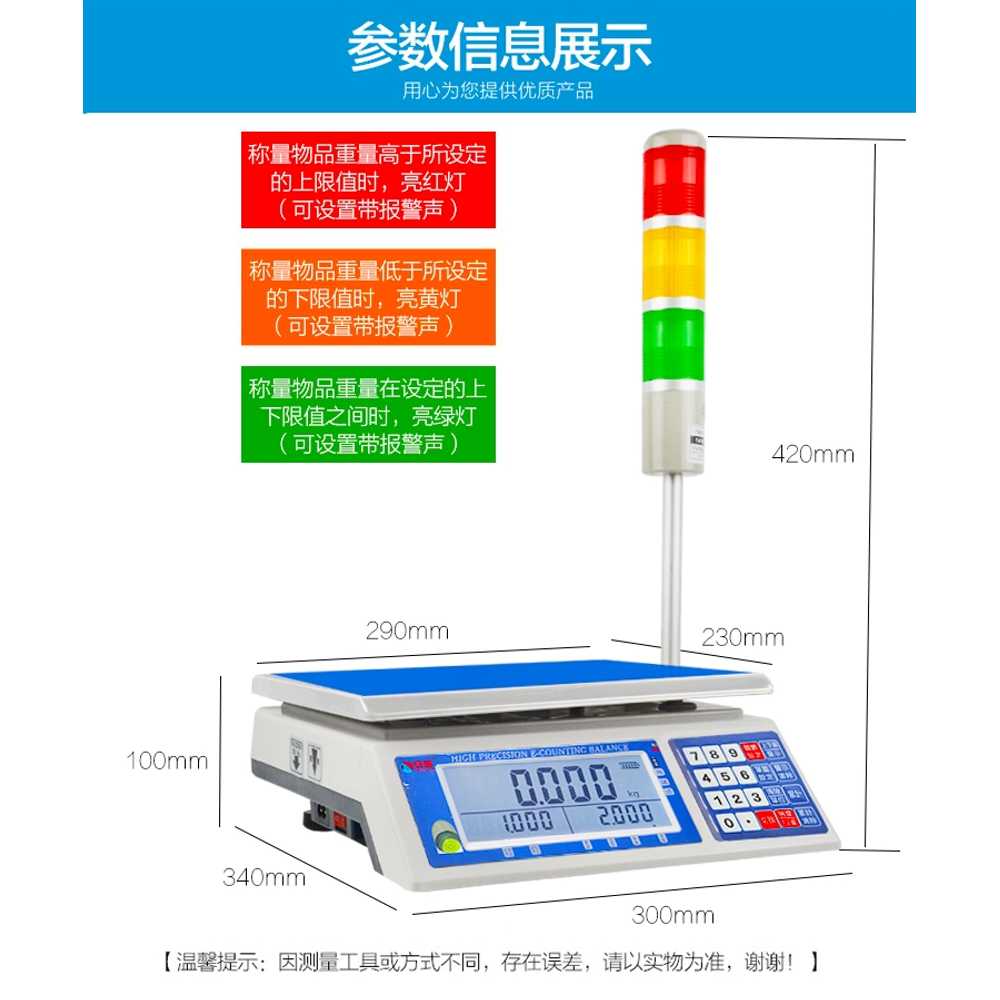 저울 선별기 과일 딸기 무게 중량 계근대 측정기 알람 1.5kg - 상세 이미지 3