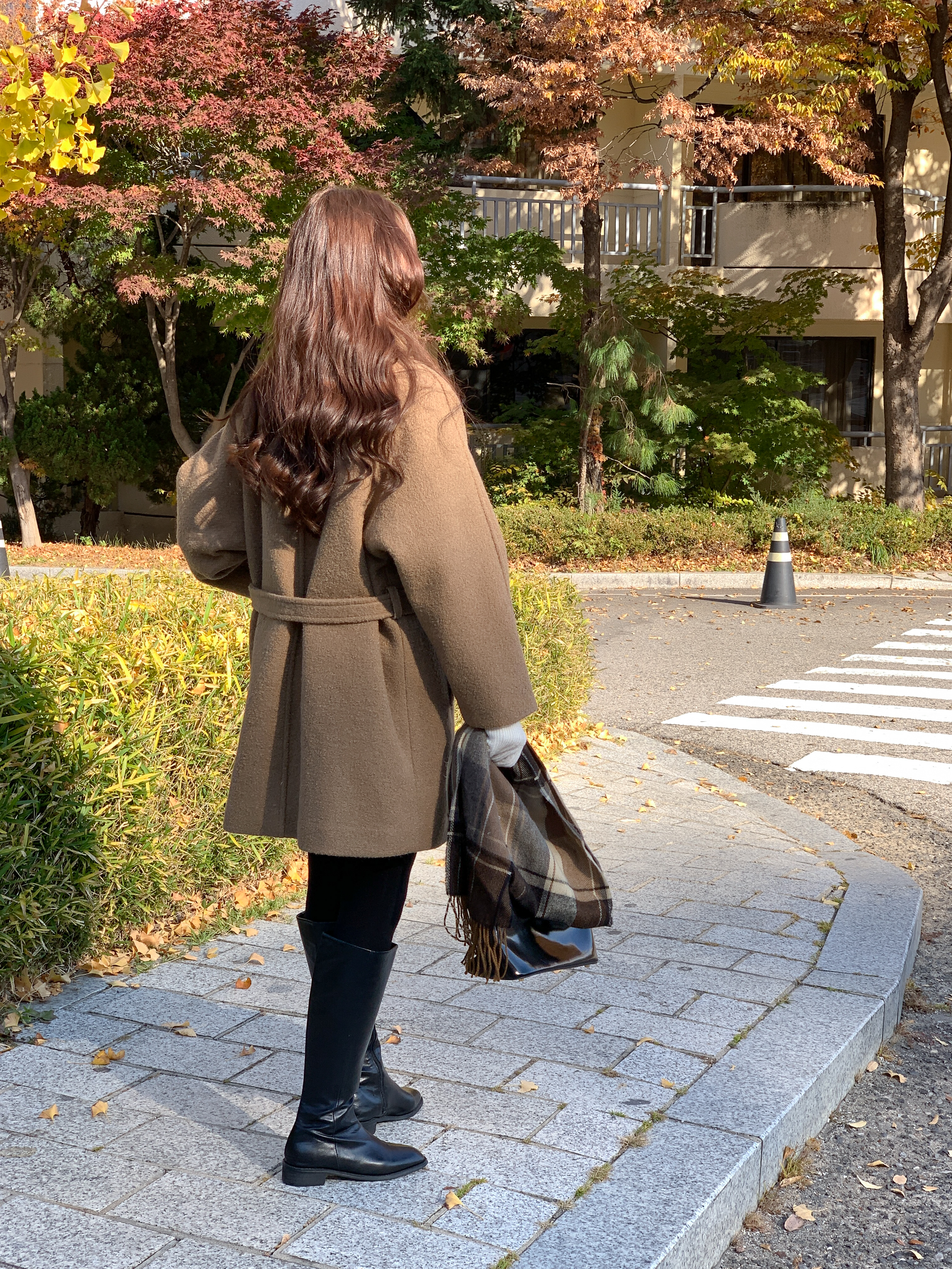 [24 f/w코트] 헤르몬 헤나 하이넥 부클 하프코트 울100 누빔 퀼팅 핸드메이드 640 상세 이미지 122