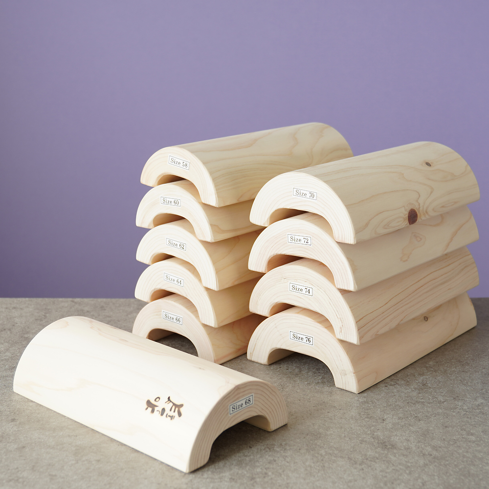 편백나무 경침 경추 베개 목침 일자목 거북목베개 58호