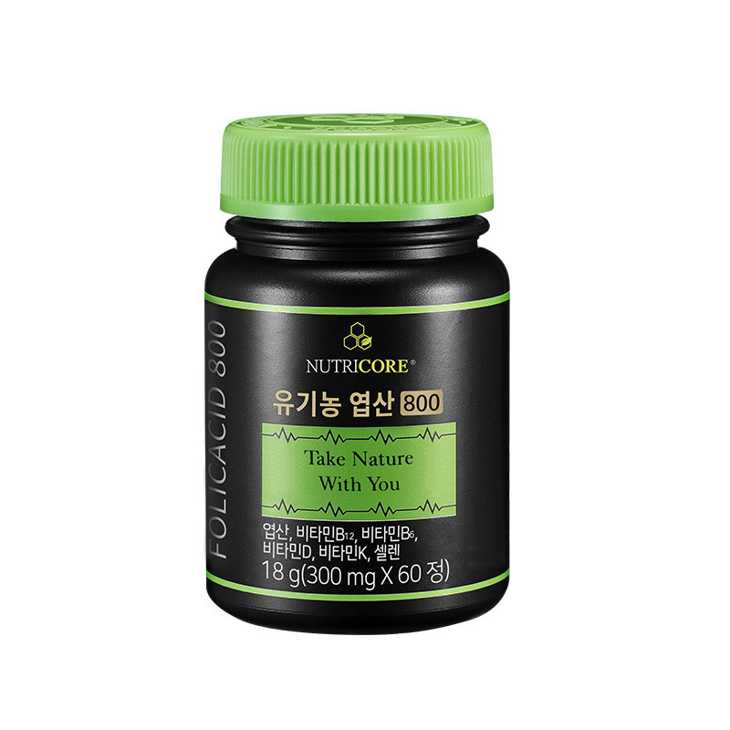 [2개월 뉴트리코어 유기농 엽산 400 임신준비 임산부 노케스템 WCS 300mg x 60정 사진 6