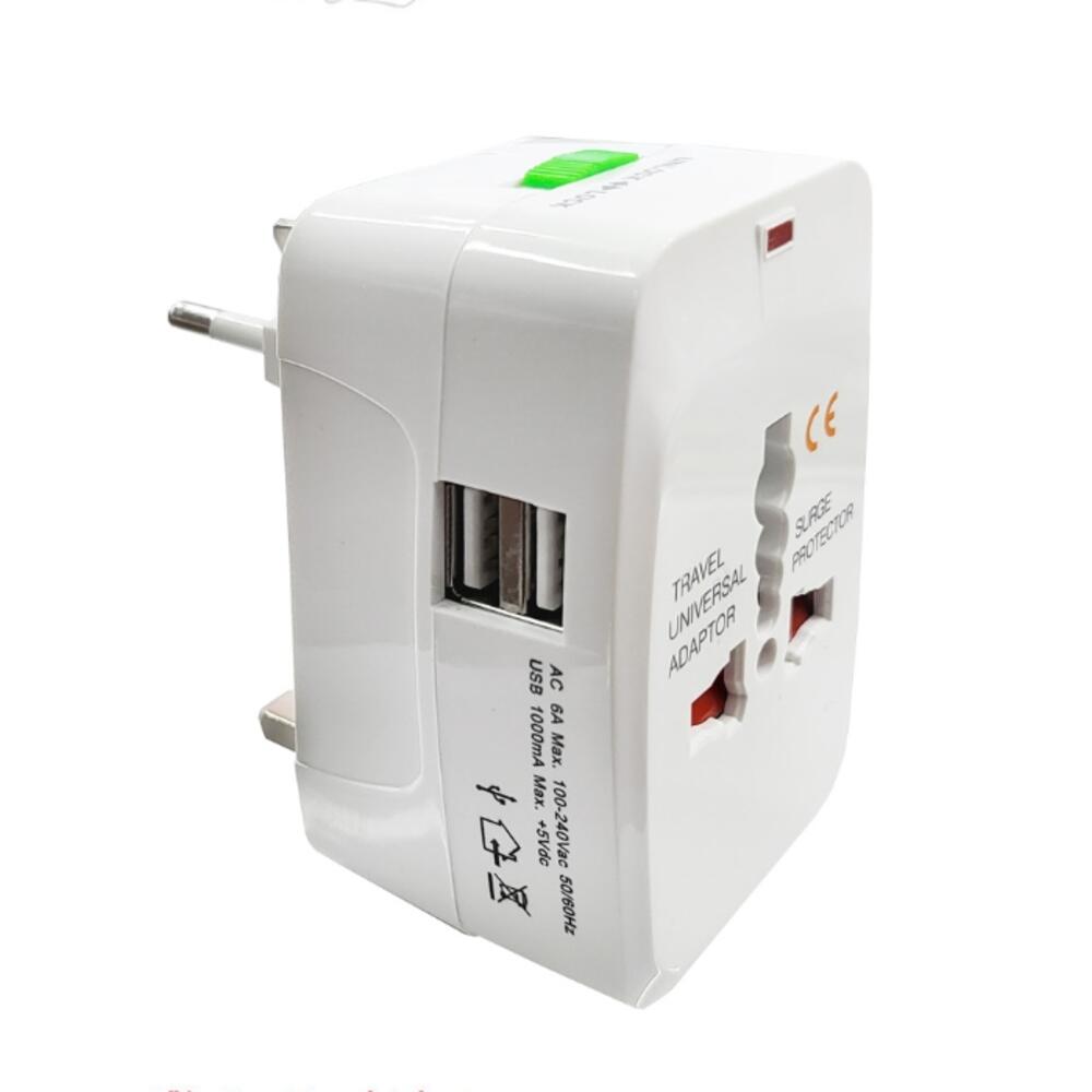 해외여행어댑터 유럽 USB 멀티컨센트 멀티플러그 - 상품 이미지