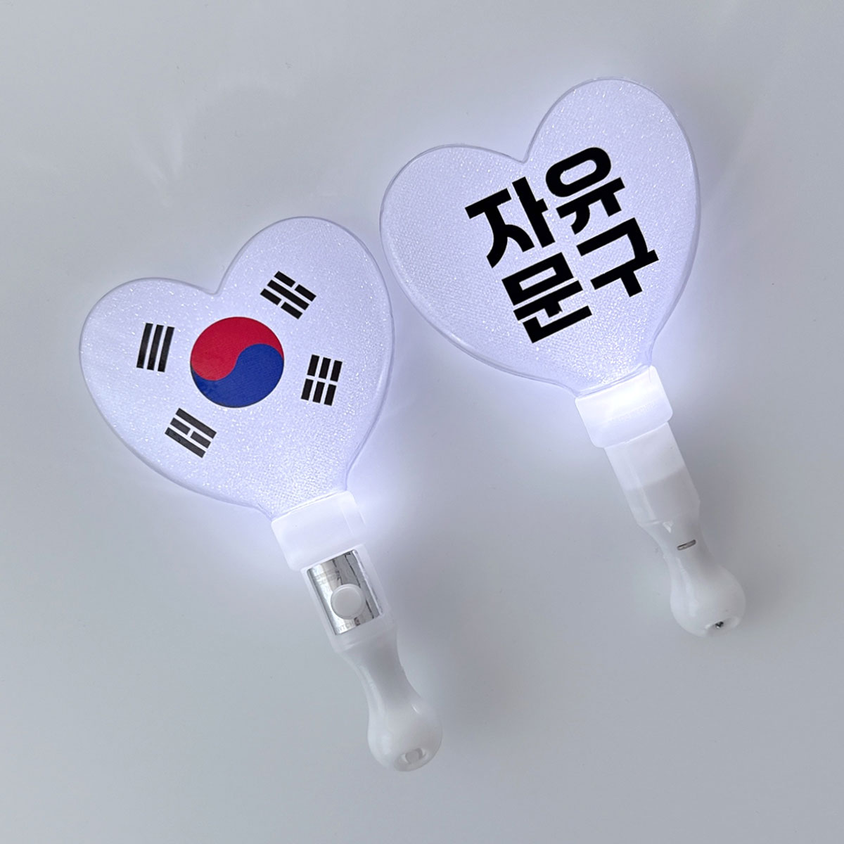LED 태극응원봉 하트봉 문구제작 야광봉 518 815 태극기 응원봉 - 상세 이미지 2