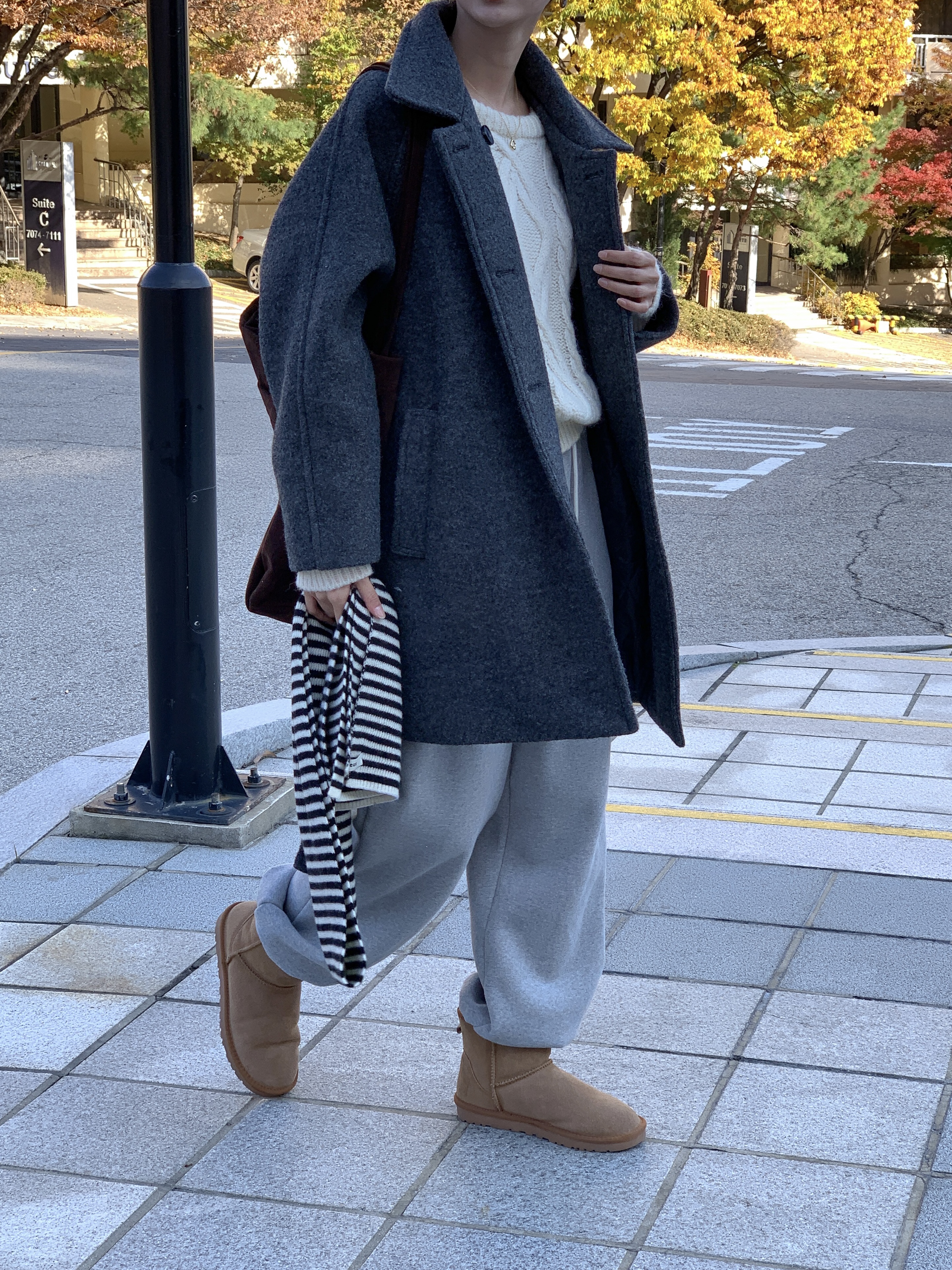 [24 f/w코트] 헤르몬 헤나 하이넥 부클 하프코트 울100 누빔 퀼팅 핸드메이드 640 상세 이미지 43