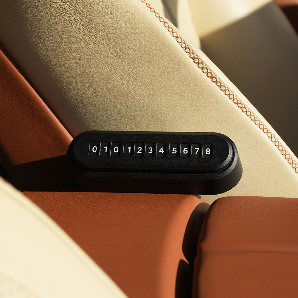 카브제 듀얼 주차번호판 차량용 자동차 연락처 알림판 새차선물 논슬립 패드 전화번호판 8줄