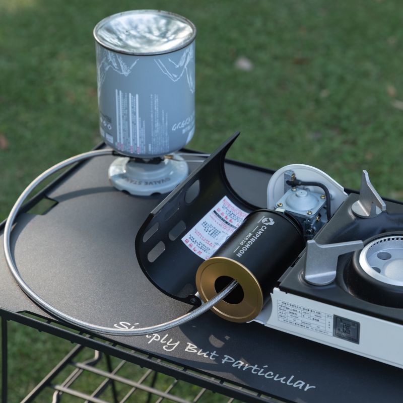 캠핑문 레버 브루스타 가스레인지 부탄가스 변환 더미 어댑터 CB-120 / CB-250