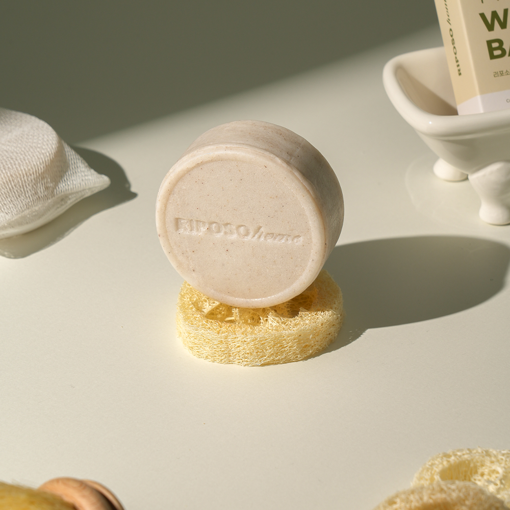 리포소홈 고체 비누 설거지바 100g 11가지 곡물 설거지 비누 주방 워싱바 - 상세 이미지 2