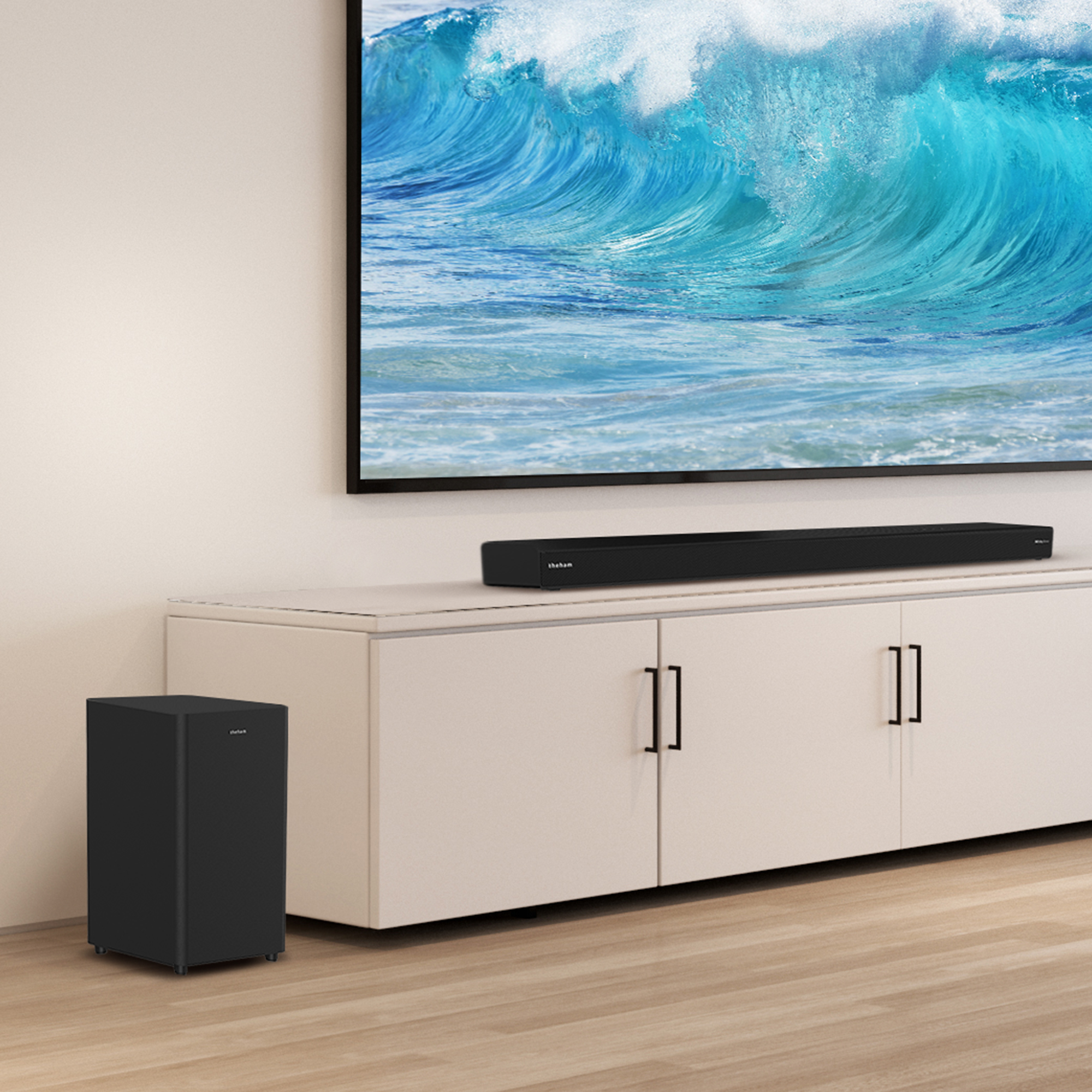 더함 사운드바 홈시어터 돌비애트모스 블루투스 TV 스피커 SW300-231R - 상세 이미지 2