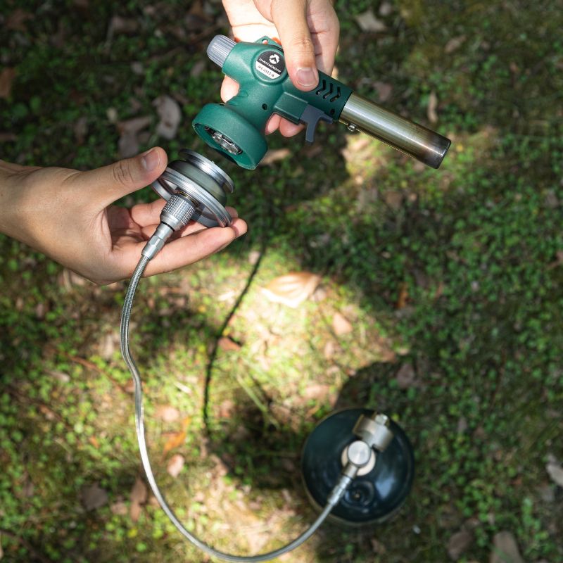 캠핑문 레버 브루스타 가스레인지 부탄가스 변환 더미 어댑터 CB-120 / CB-250