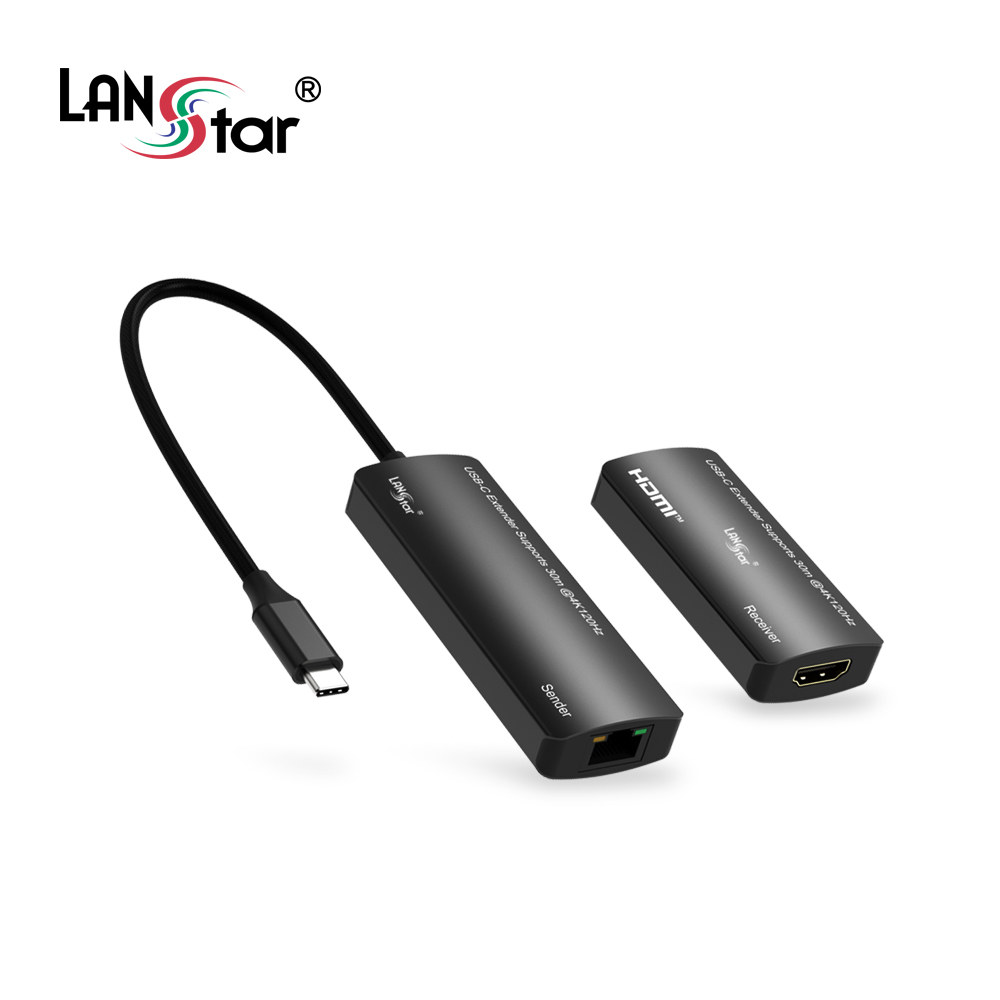 HDMI 거리연장기 USB 리피터 송수신기 세트 4K 최대 30M 지원 LS-UCHD30 - 메인 이미지
