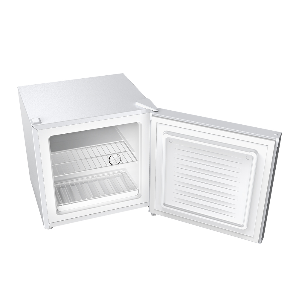 더함 미니 냉동고 스탠드 미니 급속 냉동 1도어 냉동고 가정 화이트 초소형 냉동고 31L